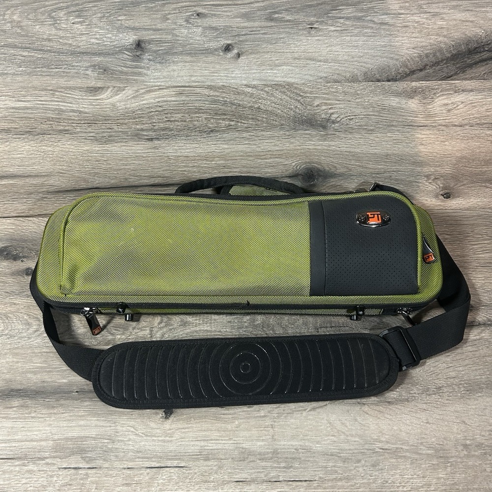 Protec PB308GT Slimline Flute PRO PAC case Green Good Condition